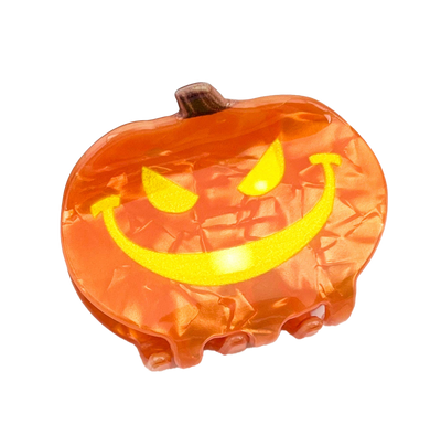 Pumpkin Smile Hair Claw