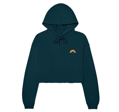 Rainbow cropped hoodie Atlanta Green