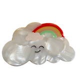 Rainbow Cloud Hair Claw