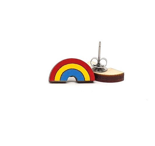 RYB Rainbow Wood Studs