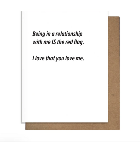 Red Flag Card