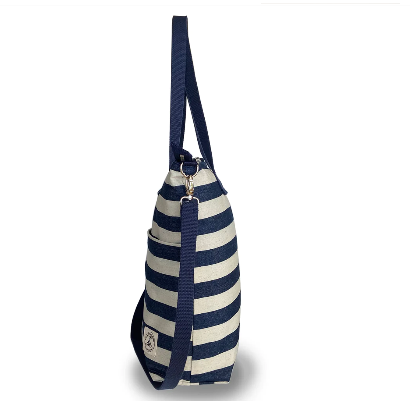 Aria Reversible Messenger Bag - Broad Stripe/Navy