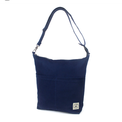 Aria Reversible Messenger Bag - Broad Stripe/Navy