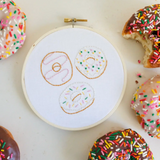 Darn Good Donuts Embroidery Kit