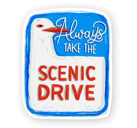 Scenic Drive sticker