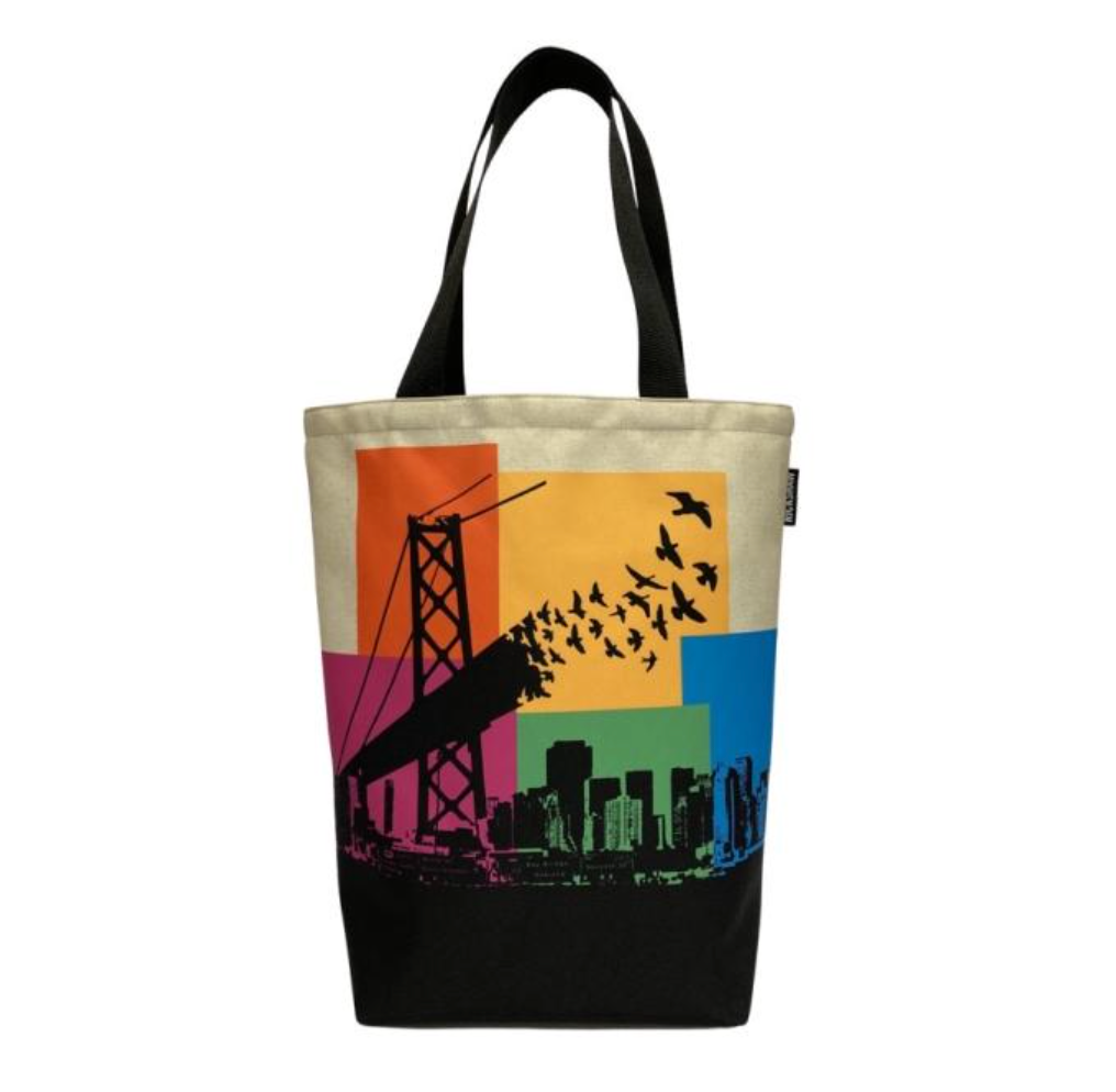 Rainbow Bay Bridge Tote