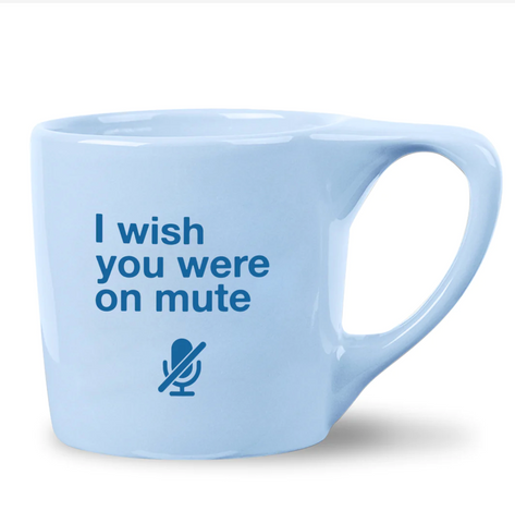 On Mute mug