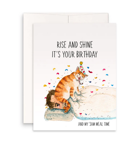 Rise and Shine Birthday card