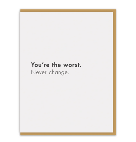 You're the Worst card