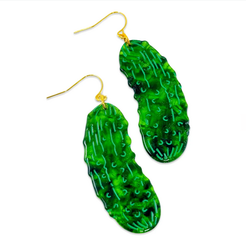 Big Pickle earrings