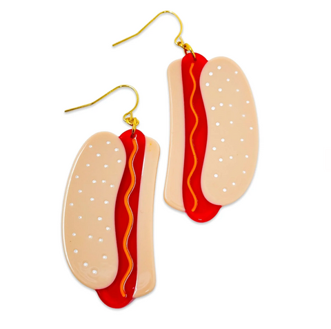 Big Hot Dog earrings