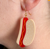Big Hot Dog earrings