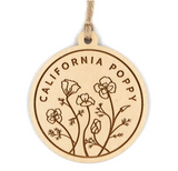 CA Poppy Ornament