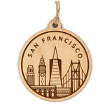 SF Skyline Ornament