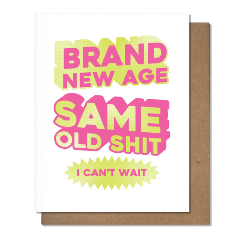Brand New Age Birthday Card