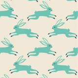 Bunny Run Blue Scrunchie