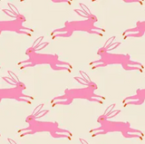 Bunny Run Pink Scrunchie