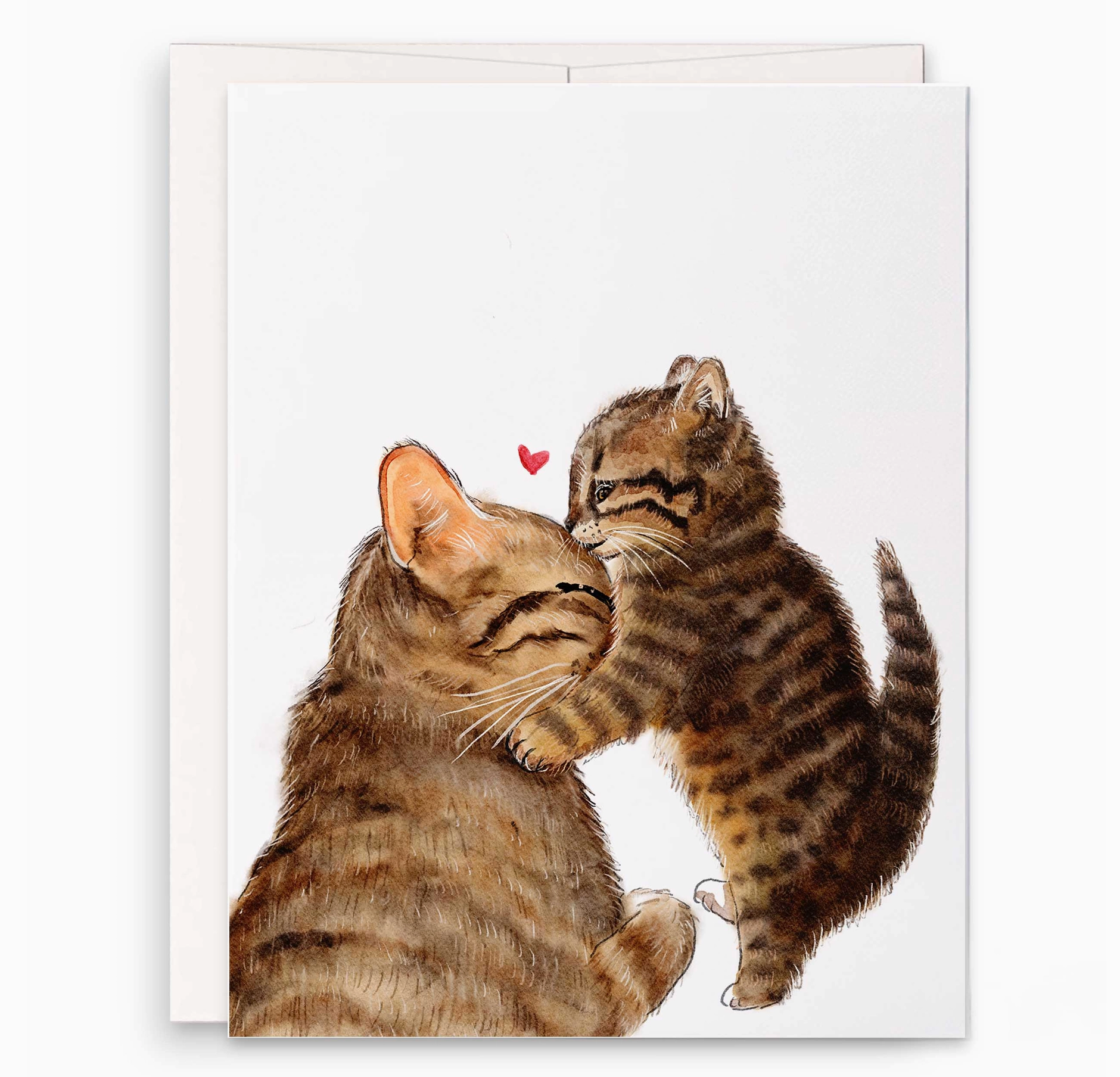 Kitty Love greeting card