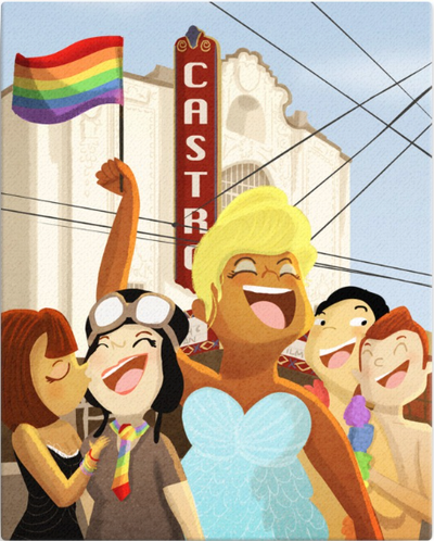 Castro Pride Magnet