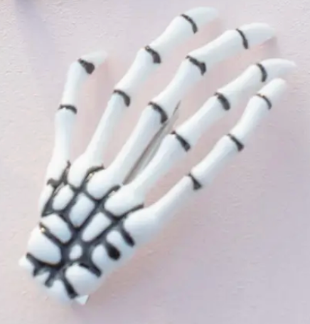 Skeleton Hand Hair Clip