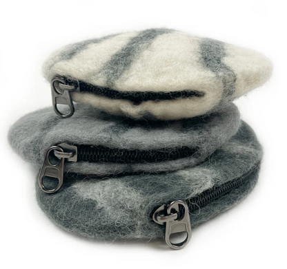 Felted Rock Pouch