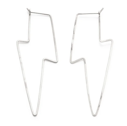 Lightning Bolt Hoops