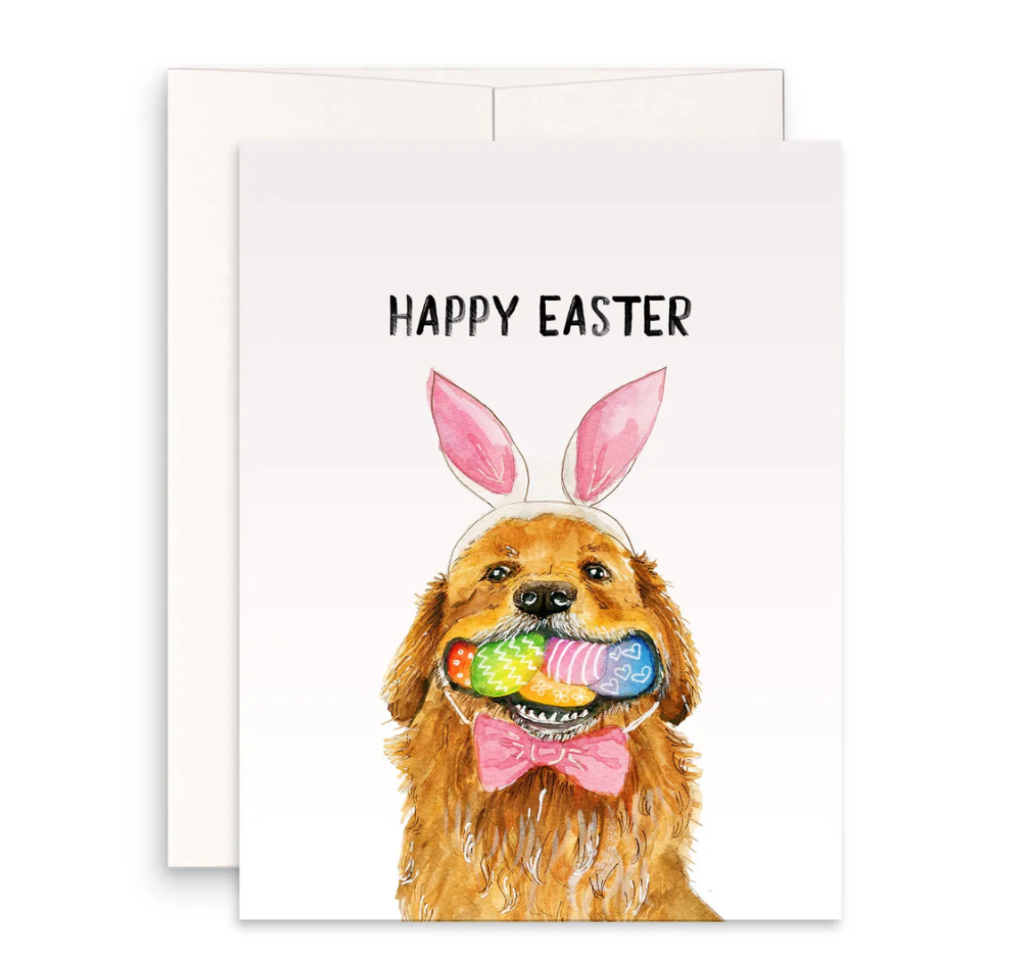 Retriever Easter Egg Greeting card