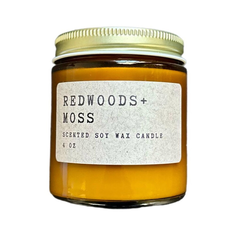 Redwoods + Moss Soy Wax candle