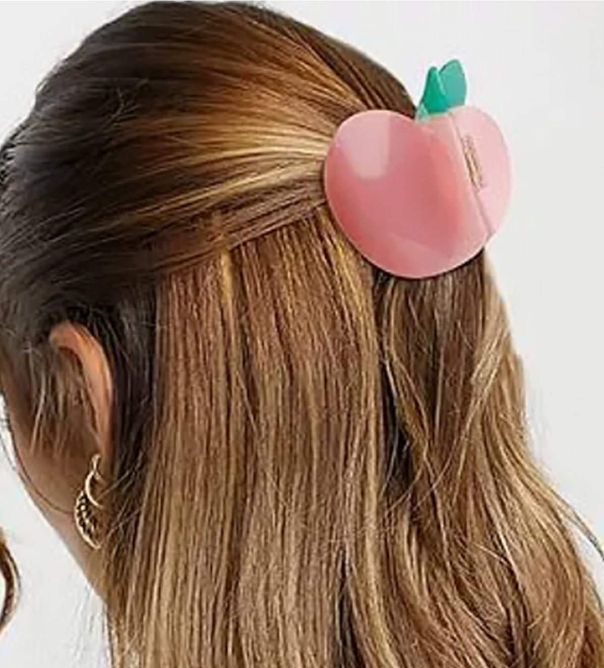 Peach hair claw