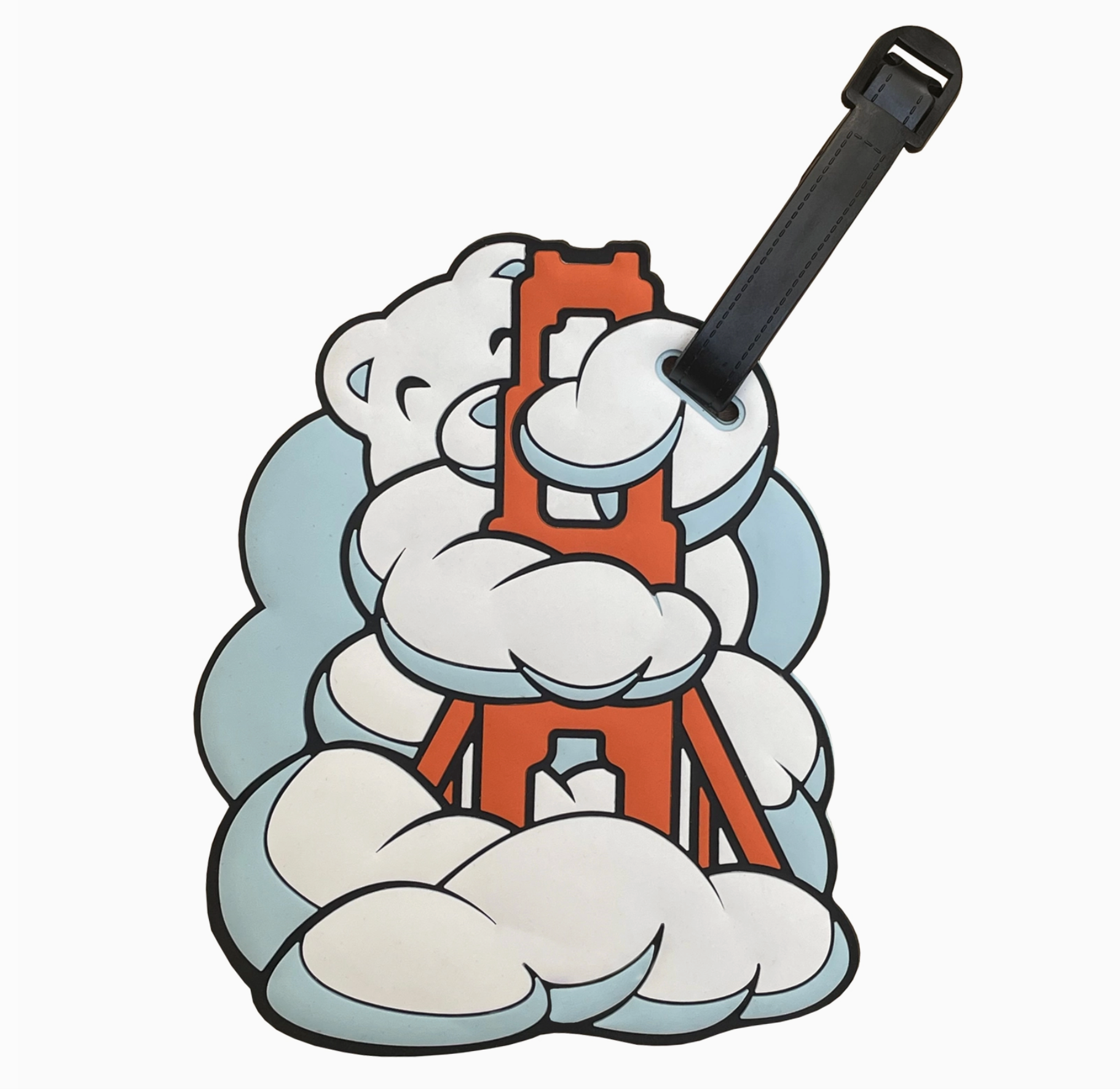 Foggy GGB Luggage Tag