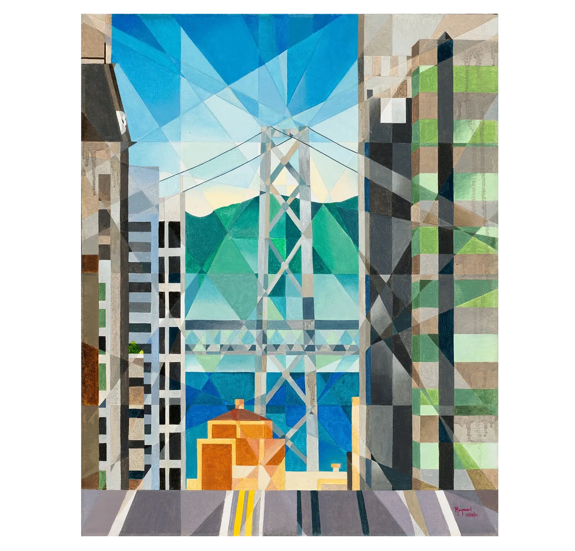 Bay Bridge Art Print