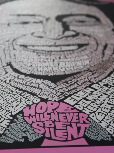 Harvey Milk art print - Pink edition