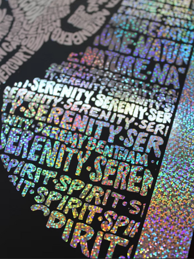 Harvey Milk art print - Glitter edition