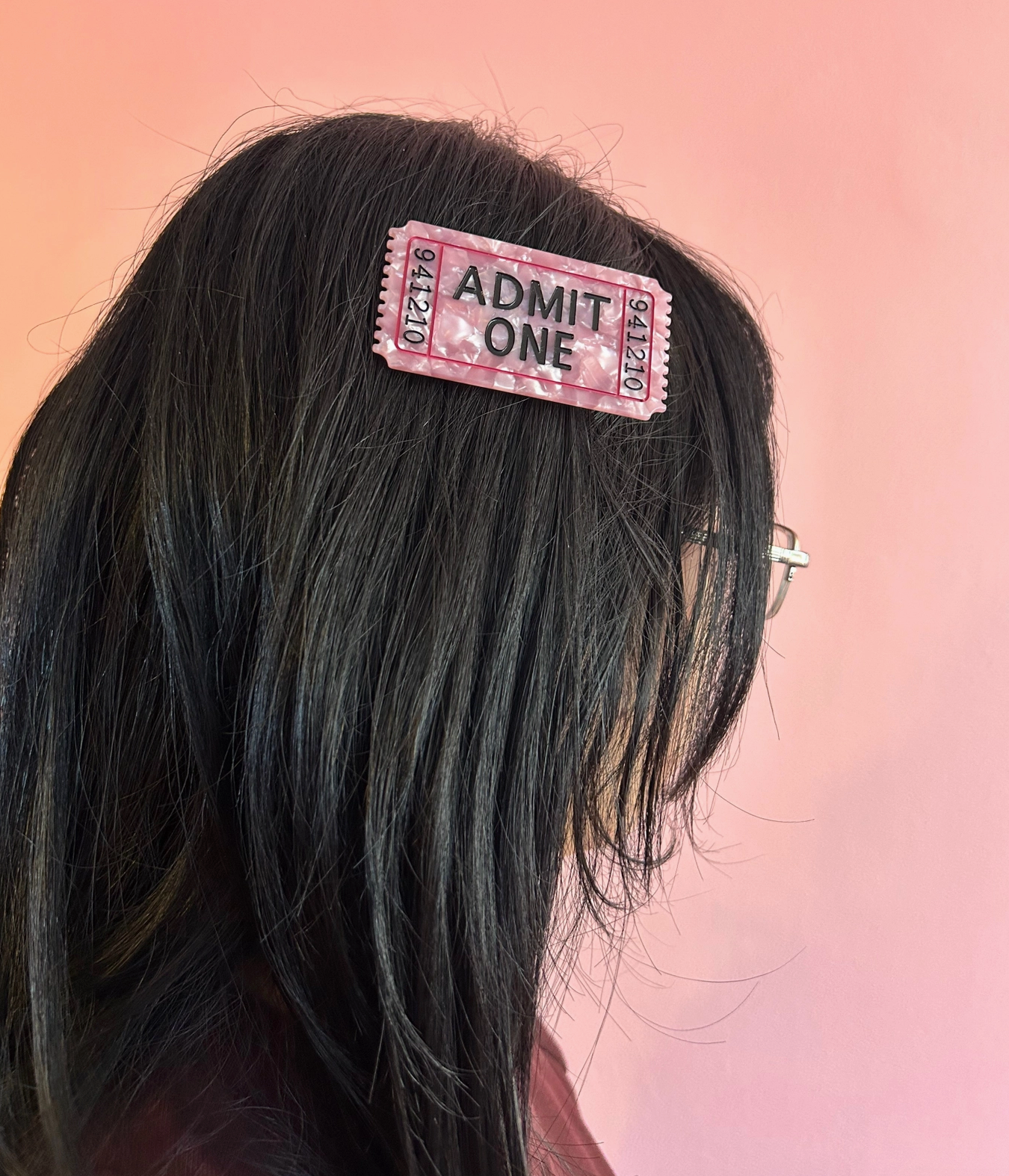 Ticket Hair Clip