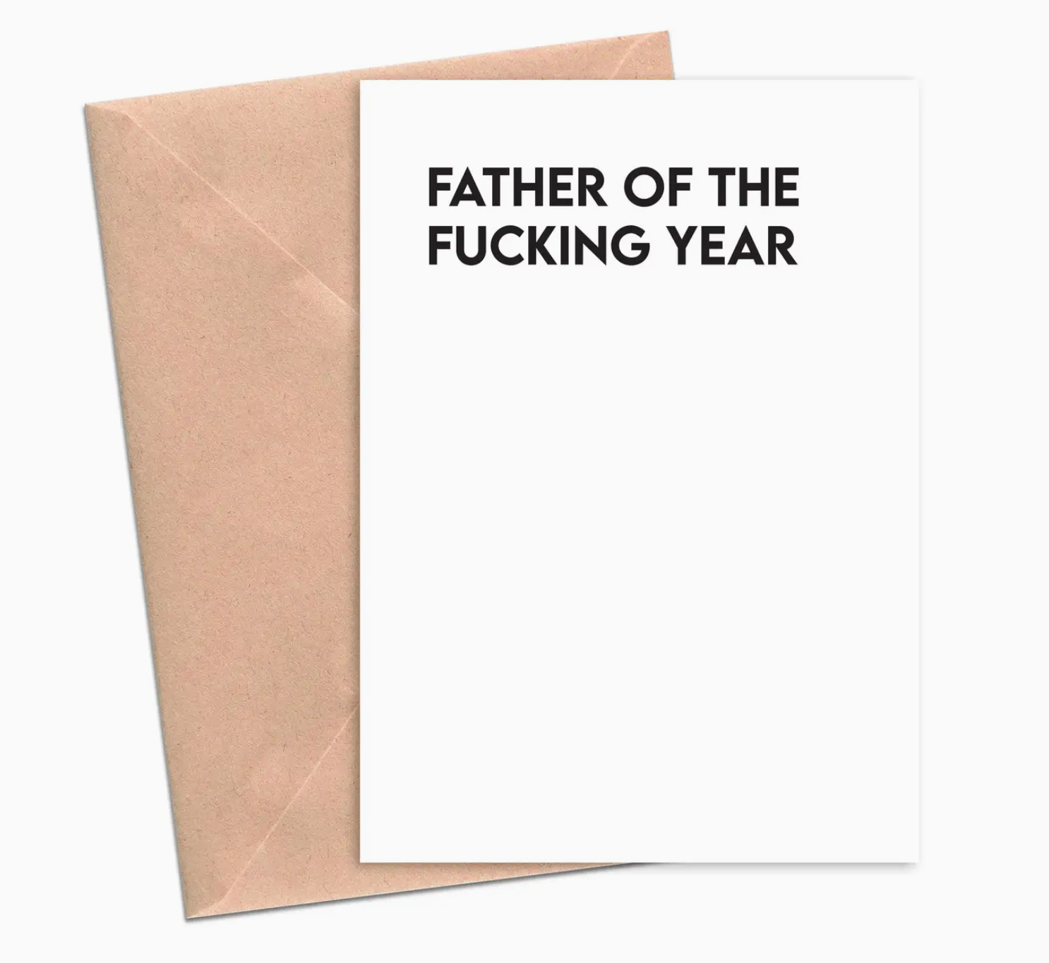 Father of the Year greeting card