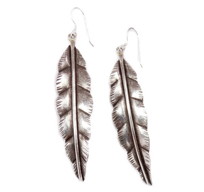 Large Feather earrings