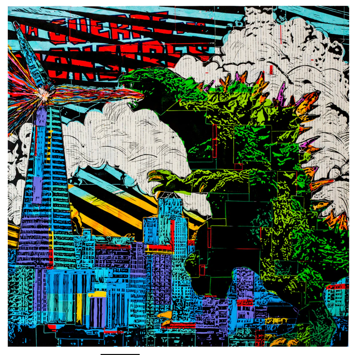 Godzilla Movie art print