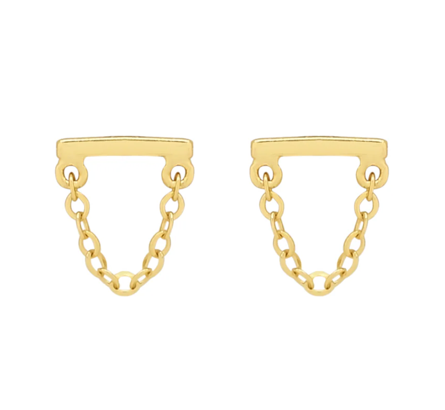 Bar Chain stud