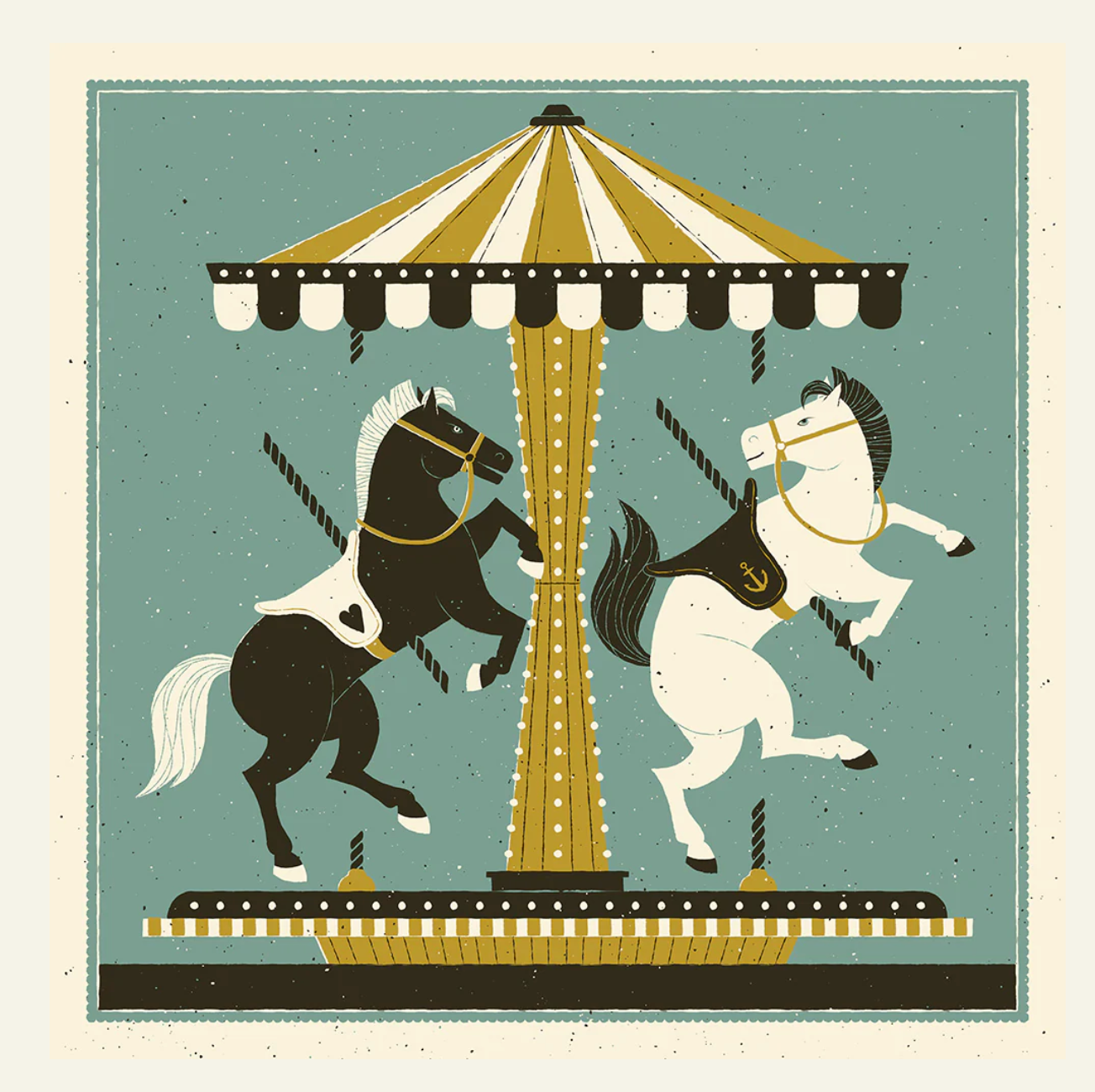 Carousel art print