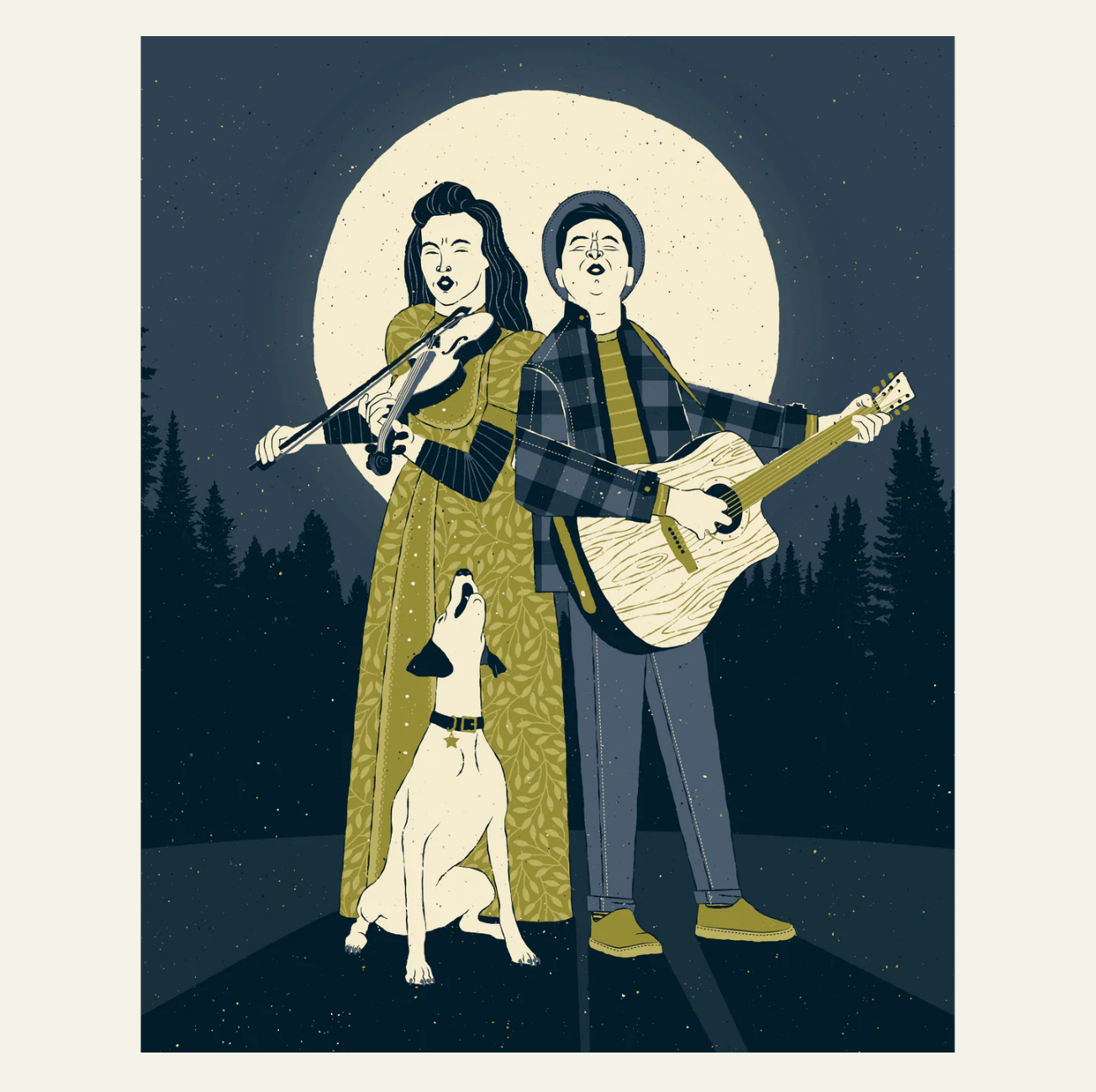 Moon Howlers art print