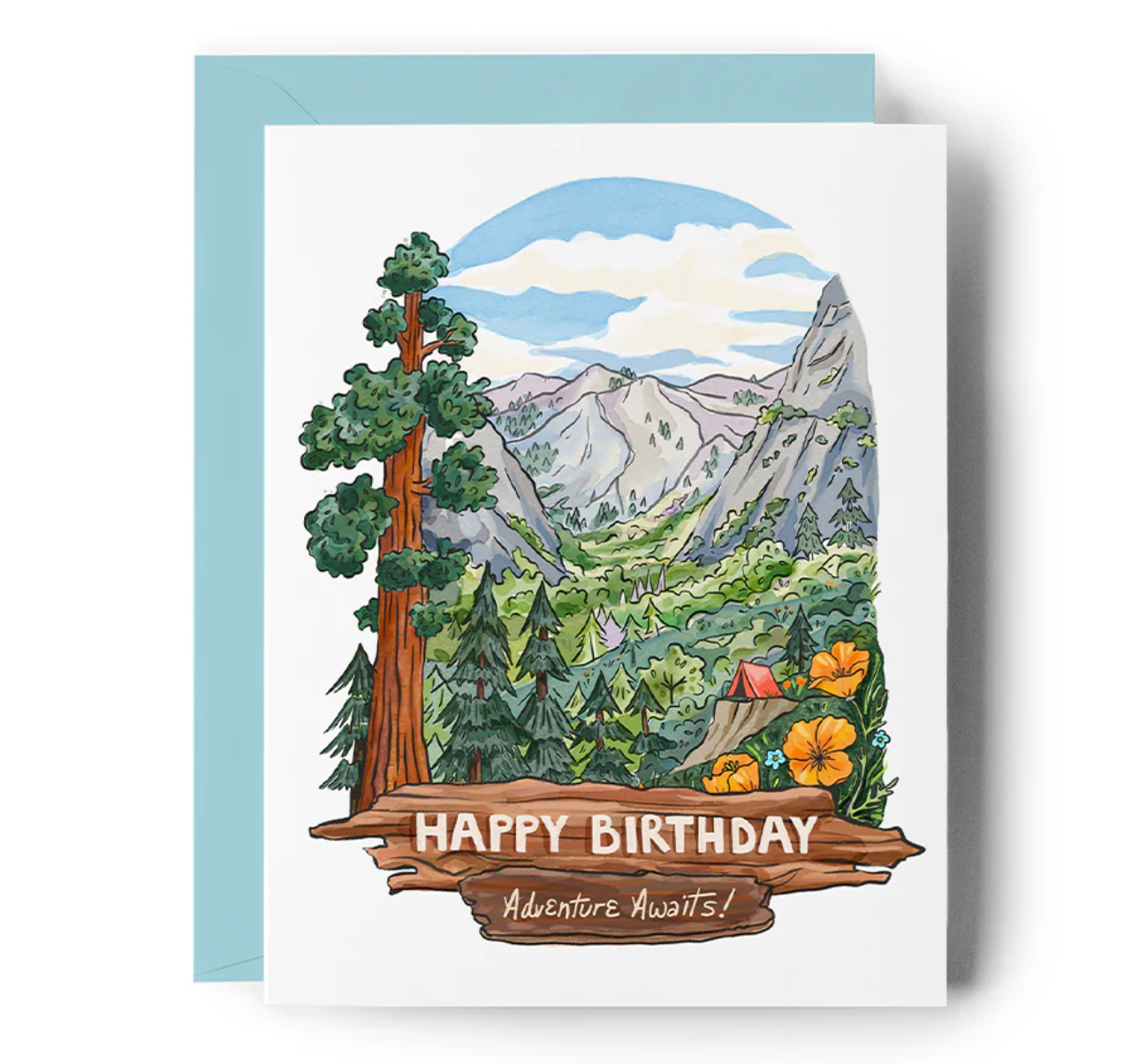Birthday Wilderness greeting card