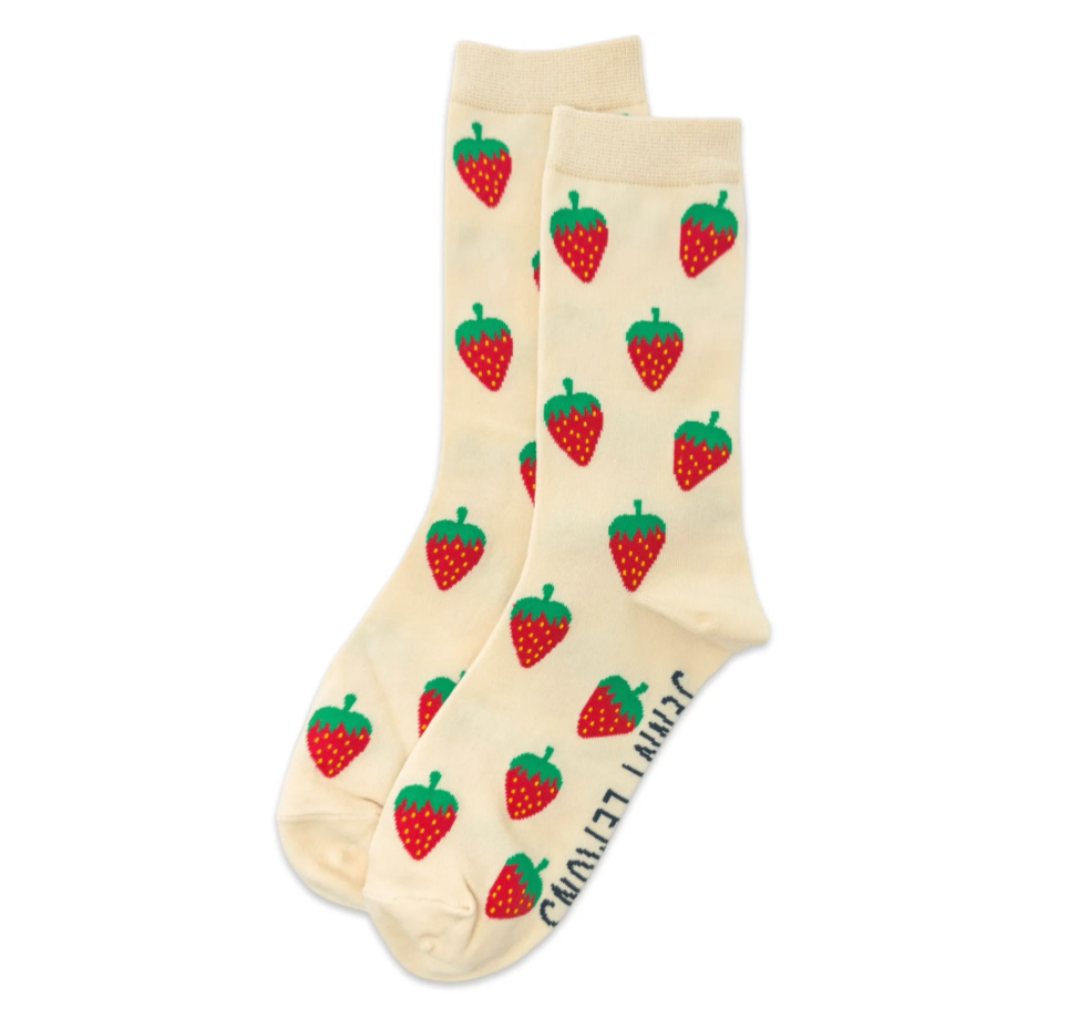 Strawberry Crew socks