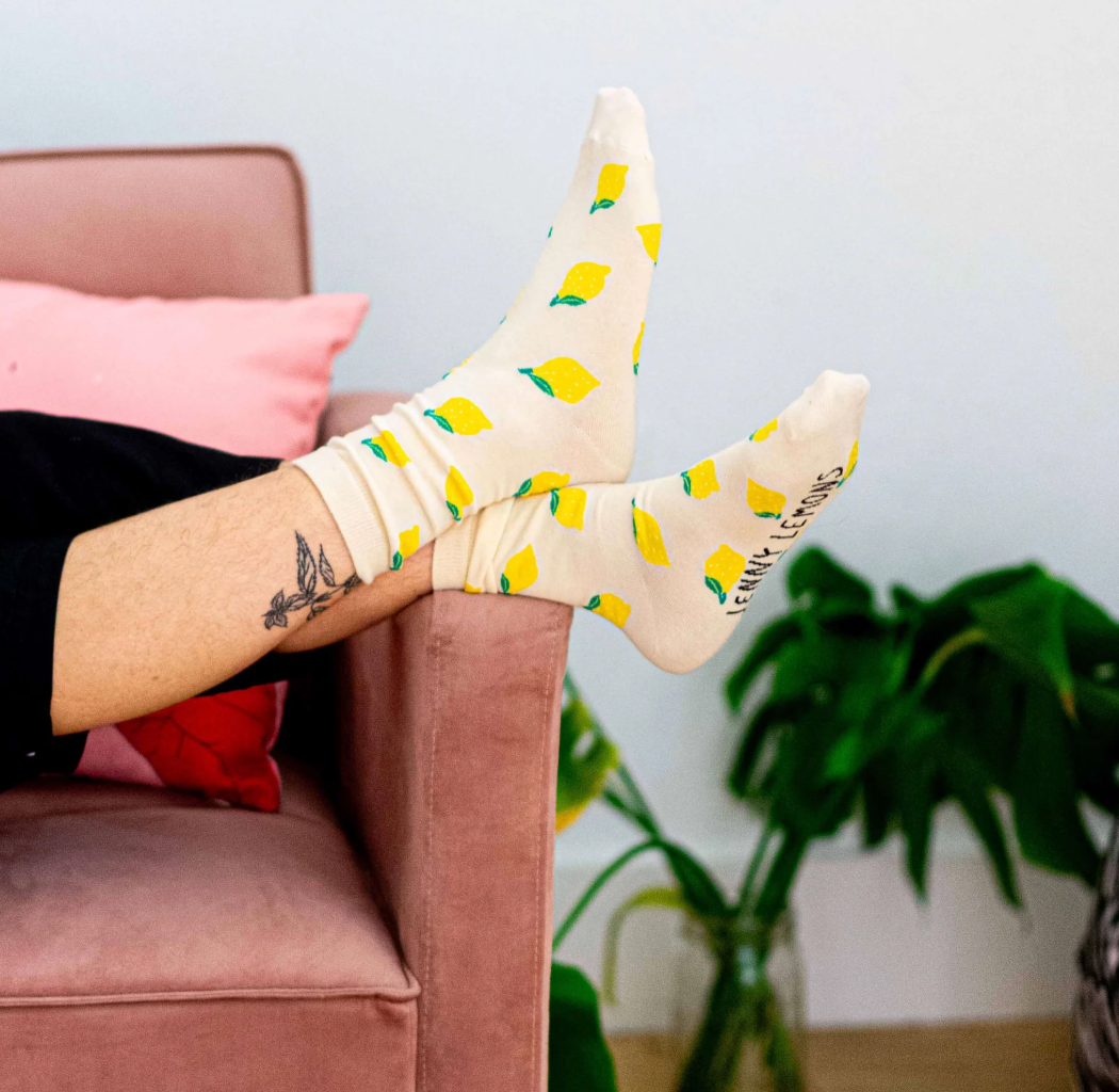 Lemon Crew socks