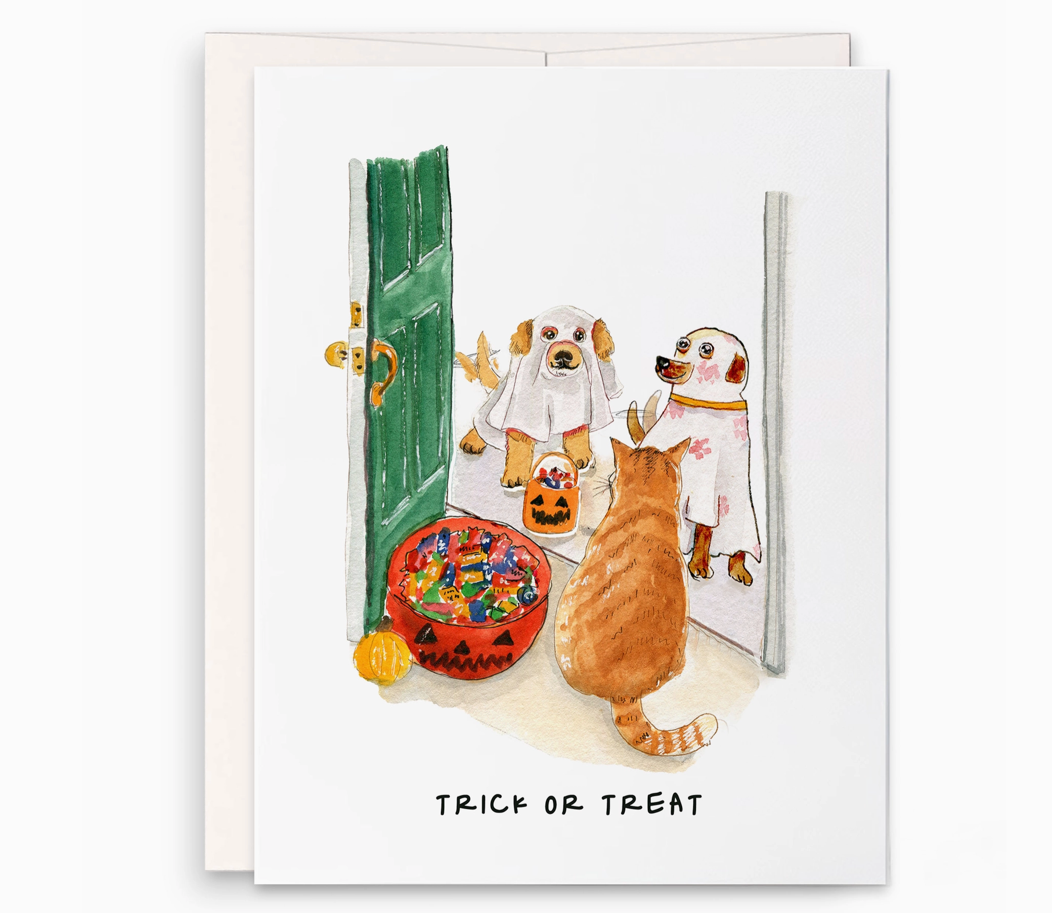 Trick or Treat card