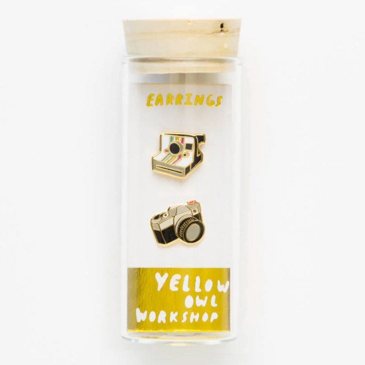 Cameras stud earrings