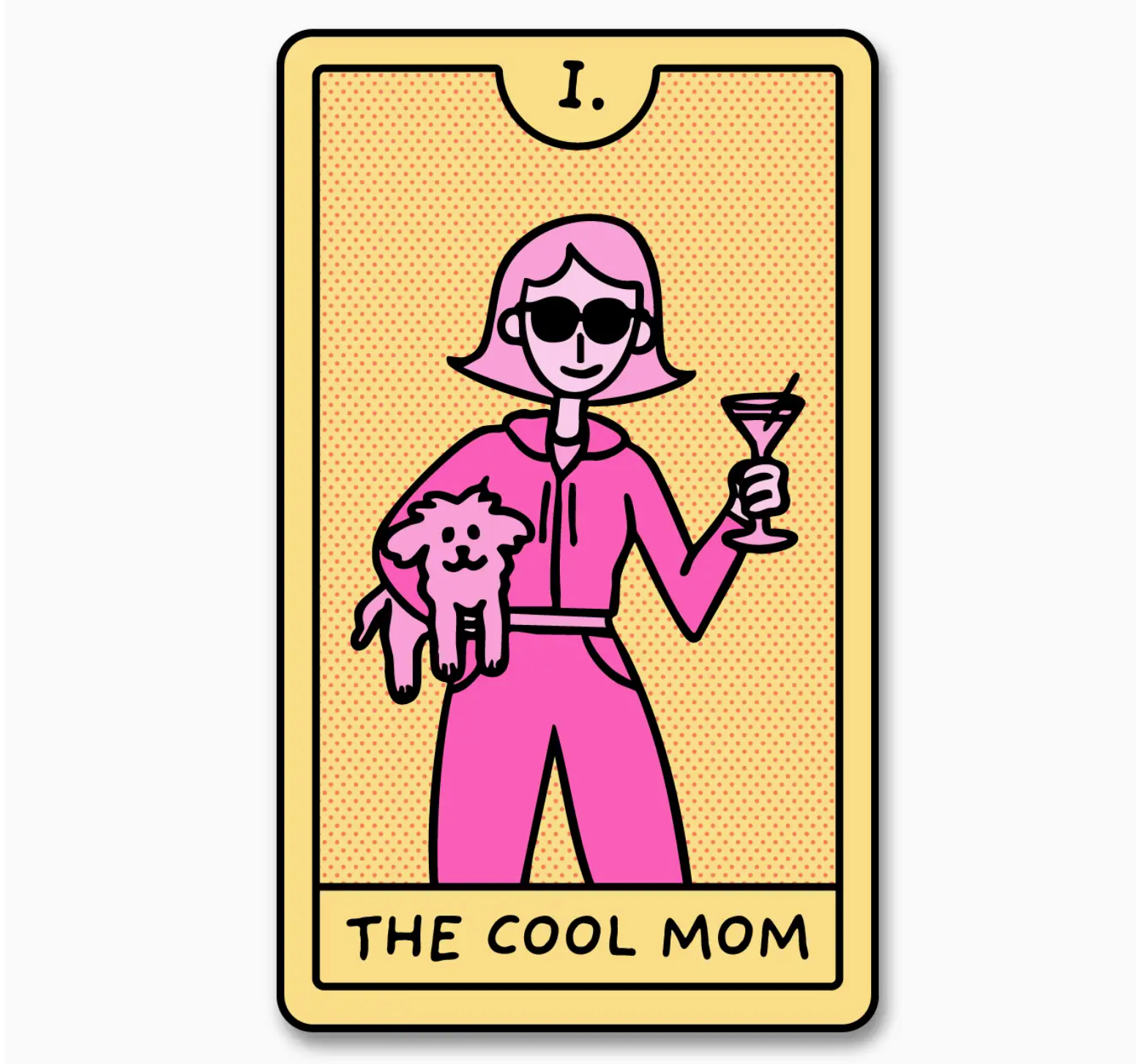 Tarot Cool Mom sticker