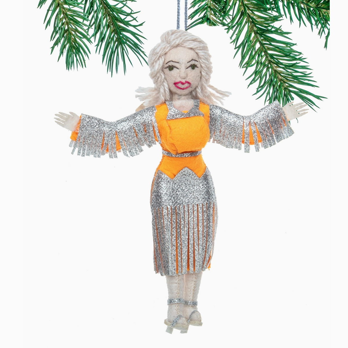 Country Dolly Parton ornament - PREORDER