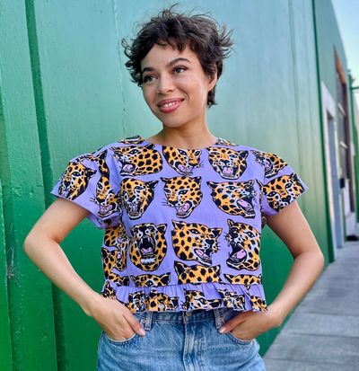 Gail Cheetah Head top