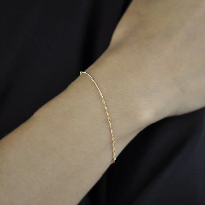 Ball Chain Bracelet - Gold