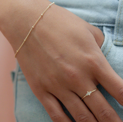 Ball Chain Bracelet - Silver